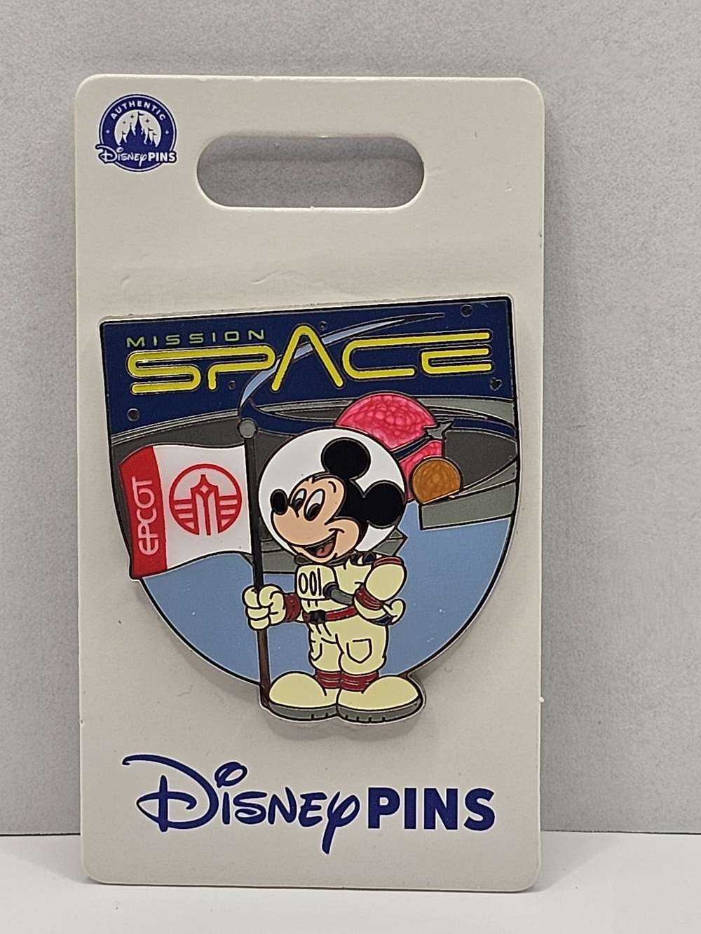Disney Epcot  Mission SPACE Mickey Mouse Astronaut Pin